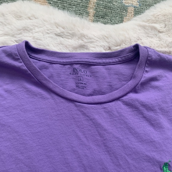 Polo by Ralph Lauren Purple Short Sleeve T Shirt- Size Large - Picture 5 of 10